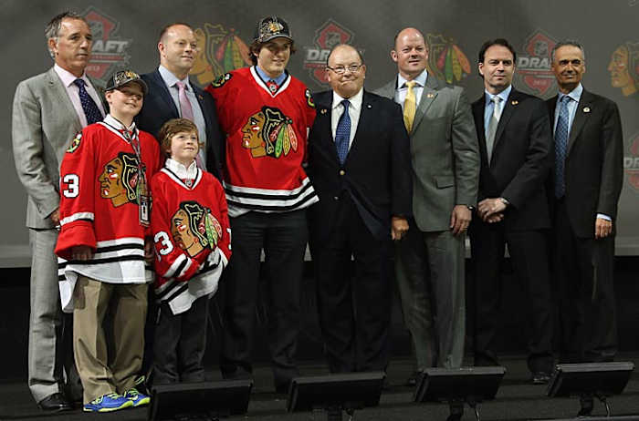 Ryan Hartman, the Blackhawks' first pick, impressed scouts with his talent and heart-and-soul character.